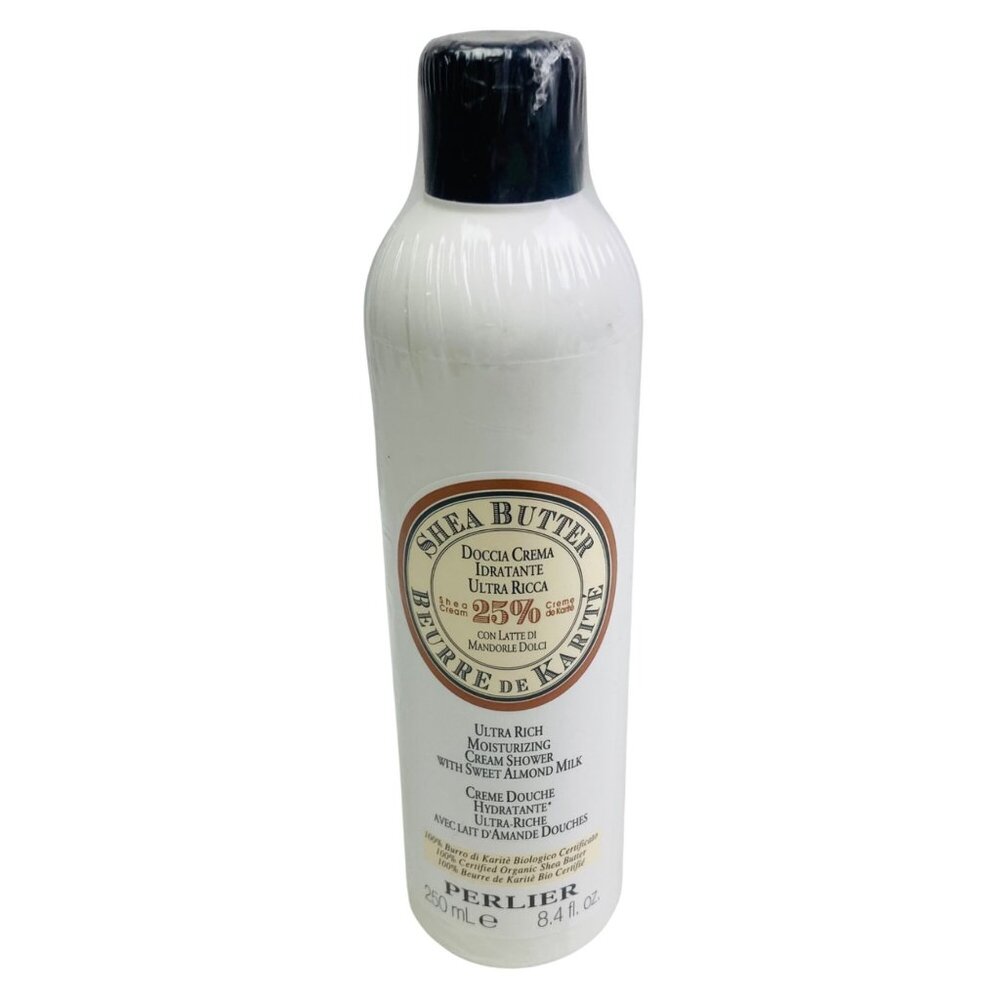 Perlier Shea Butter Ultra Rich Moisturizing Shower Cream 8.4 Oz w/ Sweet Almond